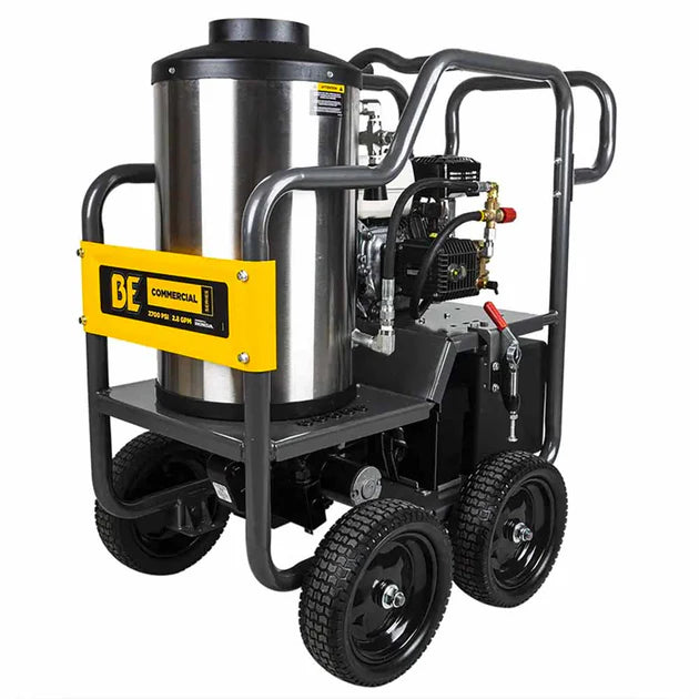 BE 2700psi 2.8gpm Hot Water Pressure Washer Gas