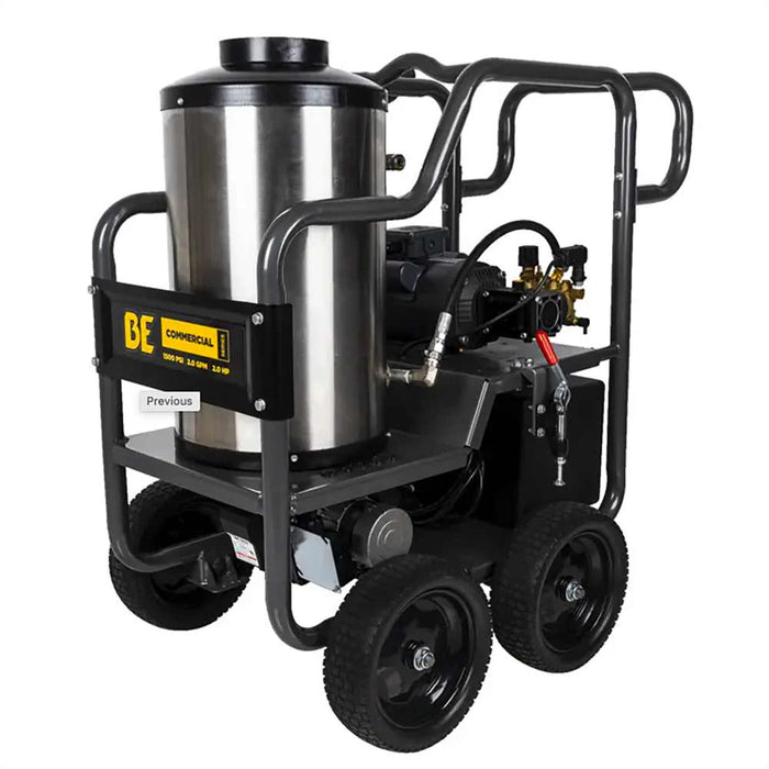 BE HOT WATER ELECTRIC PRESSURE WASHER, 1500PSI, 2GPM 120V